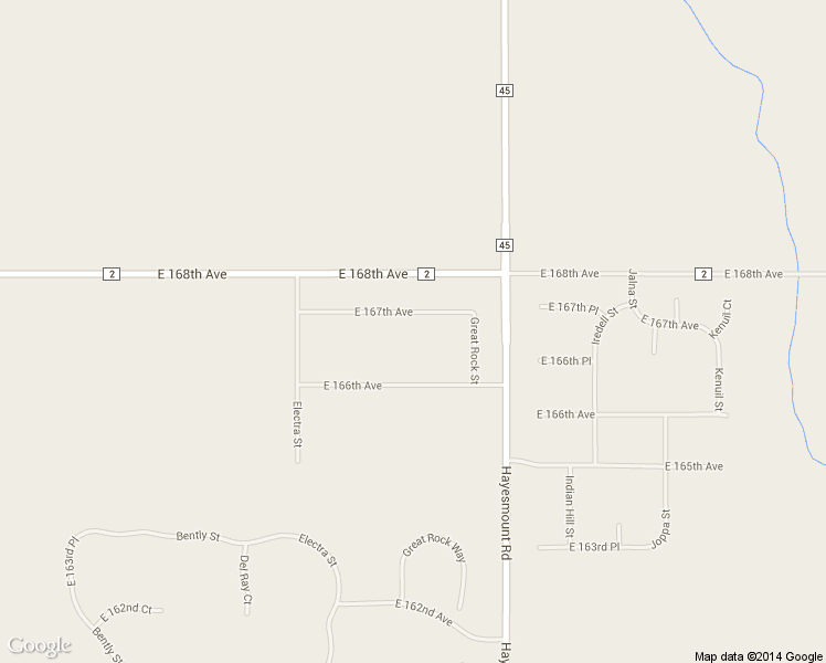 map of restaurants, bars, coffee shops, grocery stores, and more near 29400 East 167th Avenue in Brighton