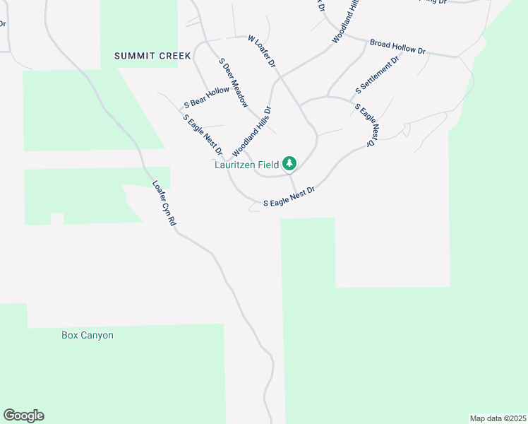 map of restaurants, bars, coffee shops, grocery stores, and more near 1230 South Eagle Nest Drive in Woodland Hills
