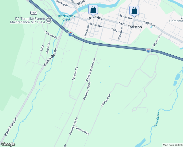 map of restaurants, bars, coffee shops, grocery stores, and more near 1899 North Milk and Water Road in Everett