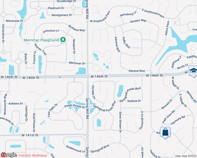 map of restaurants, bars, coffee shops, grocery stores, and more near 1584 Old Mill Cir in Carmel
