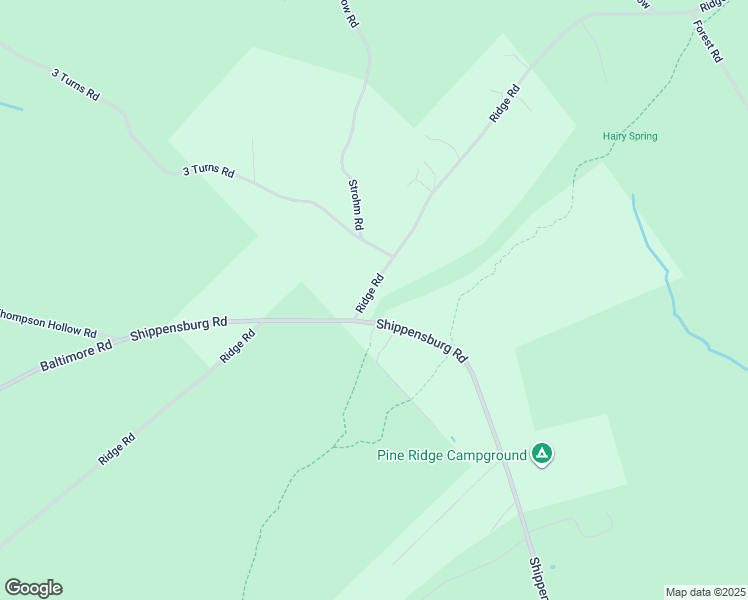 map of restaurants, bars, coffee shops, grocery stores, and more near 7 Ridge Road in Biglerville