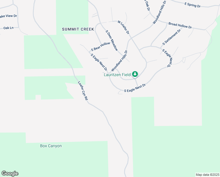 map of restaurants, bars, coffee shops, grocery stores, and more near 1270 South Eagle Nest Drive in Woodland Hills