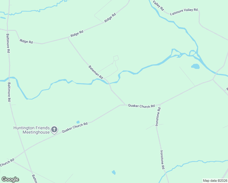 map of restaurants, bars, coffee shops, grocery stores, and more near 58 Bateman Road in York Springs