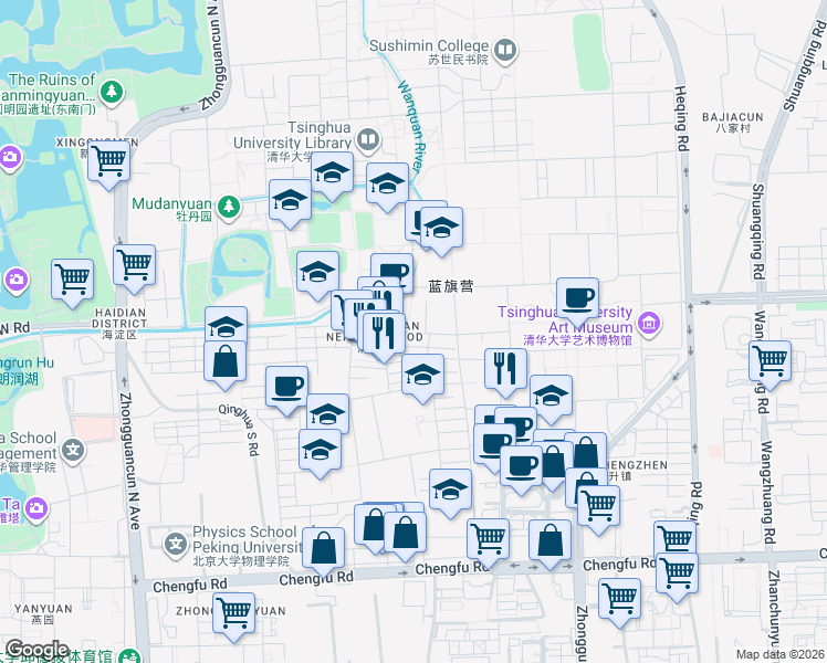 map of restaurants, bars, coffee shops, grocery stores, and more near in 
