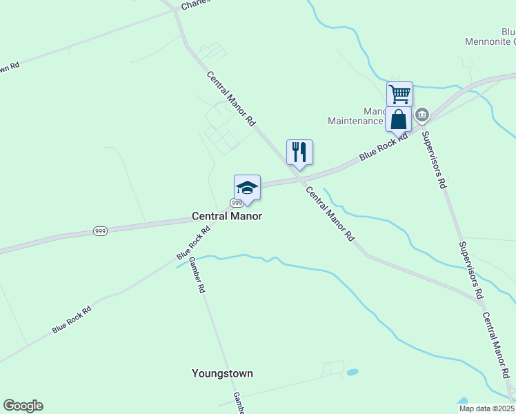 map of restaurants, bars, coffee shops, grocery stores, and more near 3717 Blue Rock Road in Washington Borough