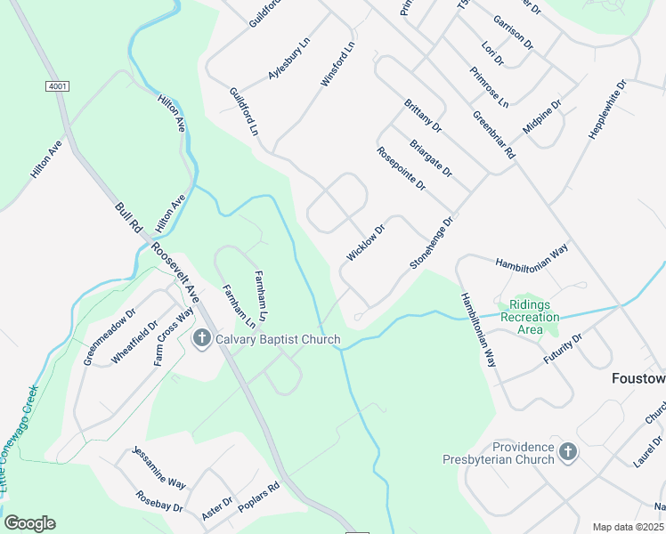 map of restaurants, bars, coffee shops, grocery stores, and more near 1366 Wicklow Drive in York