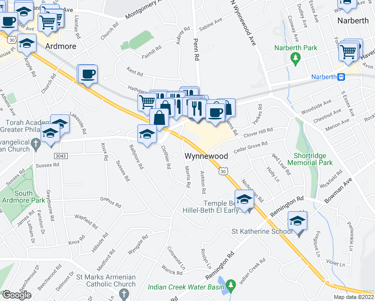 map of restaurants, bars, coffee shops, grocery stores, and more near 1112 Morris Rd in Montgomery
