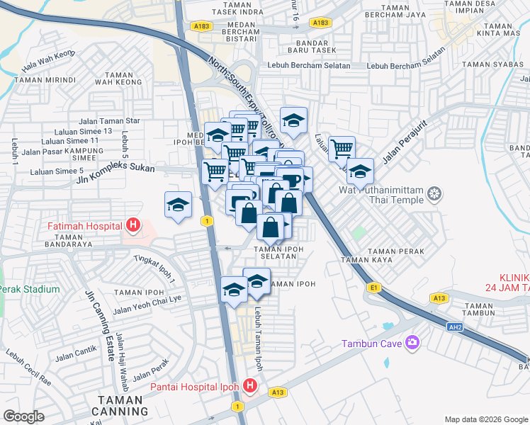 12 Jalan Burung Pipit Ipoh Perak Walk Score