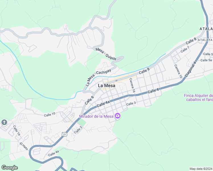 map of restaurants, bars, coffee shops, grocery stores, and more near # 17-31 Calle 4a in La Mesa