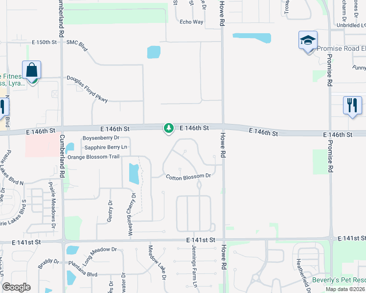 map of restaurants, bars, coffee shops, grocery stores, and more near 10326 Lee Stewart Lane in Fishers