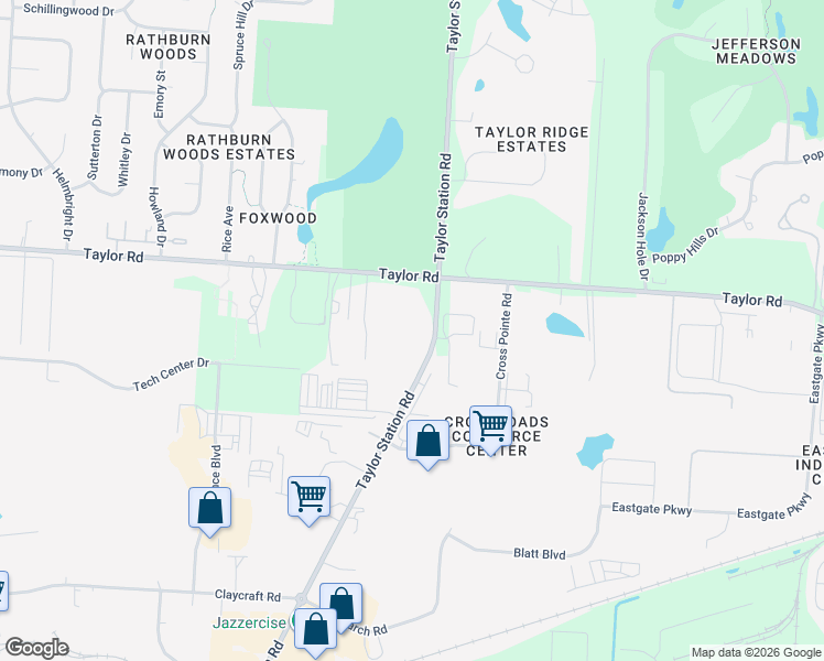 map of restaurants, bars, coffee shops, grocery stores, and more near 941 Taylor Station Road in Gahanna