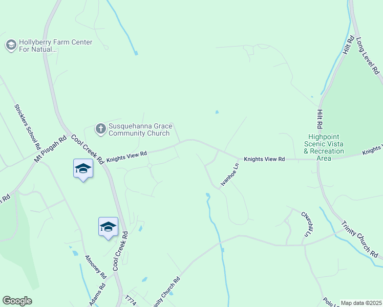 map of restaurants, bars, coffee shops, grocery stores, and more near 123 Chateau Circle in Wrightsville