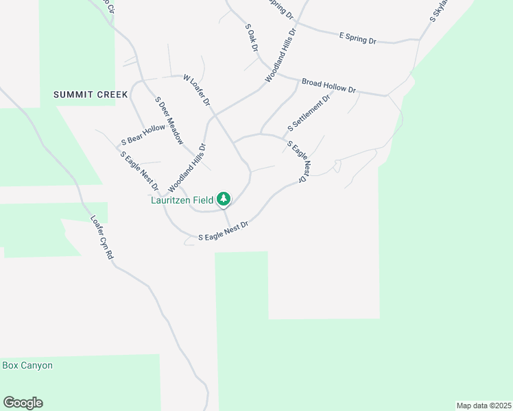 map of restaurants, bars, coffee shops, grocery stores, and more near 1149 South Eagle Nest Drive in Woodland Hills