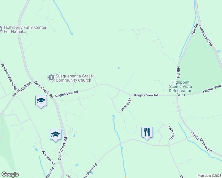map of restaurants, bars, coffee shops, grocery stores, and more near 120 Chateau Circle in Wrightsville