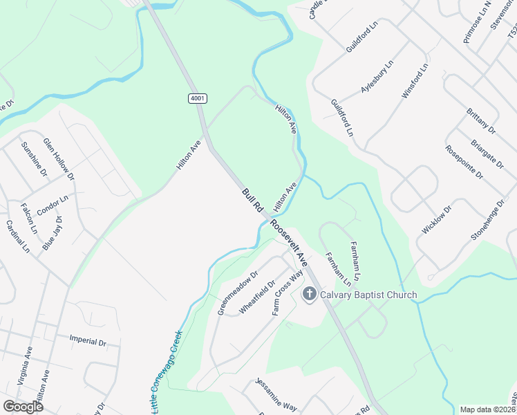 map of restaurants, bars, coffee shops, grocery stores, and more near 2923 Bull Road in York