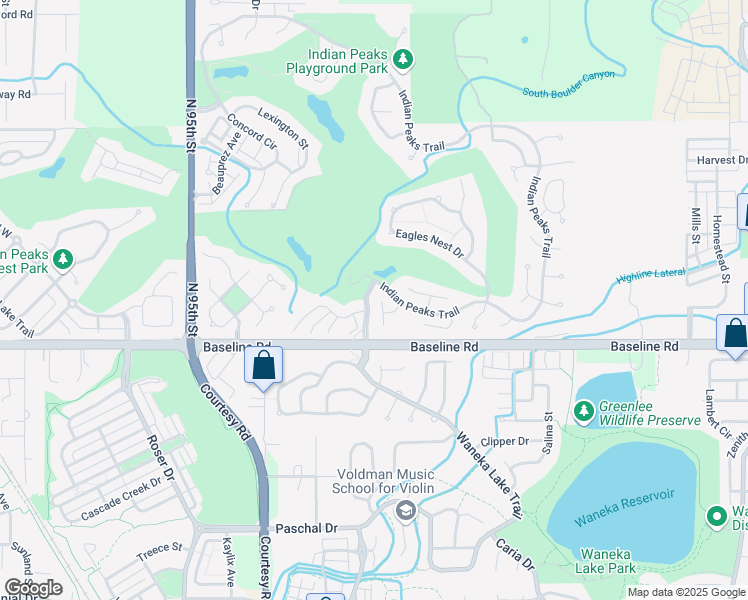 map of restaurants, bars, coffee shops, grocery stores, and more near 344 Morning Star Lane in Lafayette