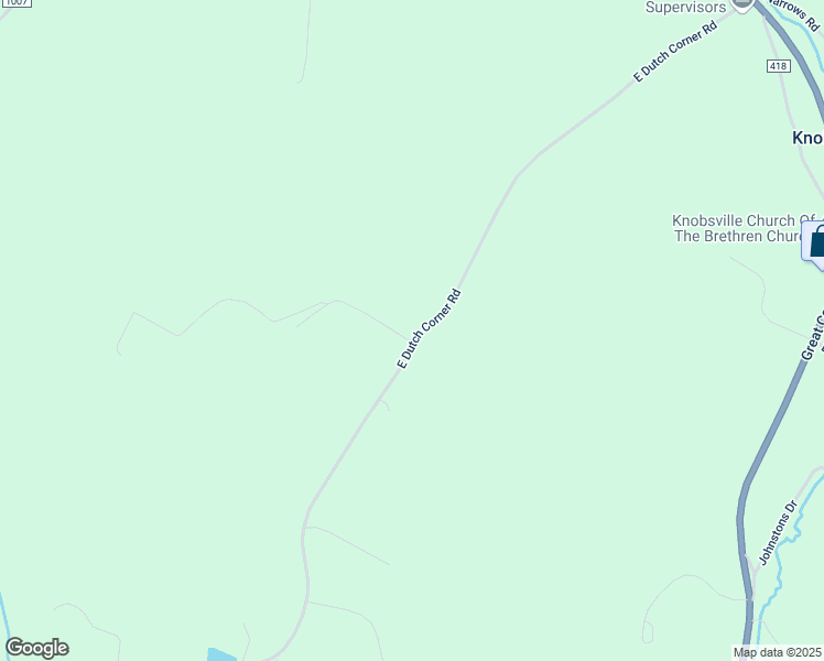 map of restaurants, bars, coffee shops, grocery stores, and more near 2033 East Dutch Corner Road in McConnellsburg