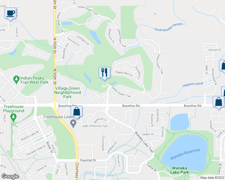 map of restaurants, bars, coffee shops, grocery stores, and more near 352 Morning Star Lane in Lafayette