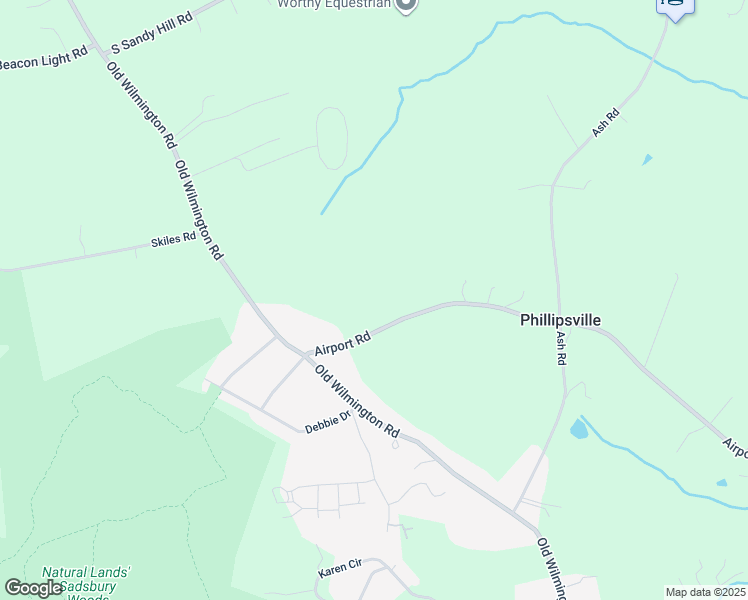map of restaurants, bars, coffee shops, grocery stores, and more near 1461 Airport Road in Coatesville