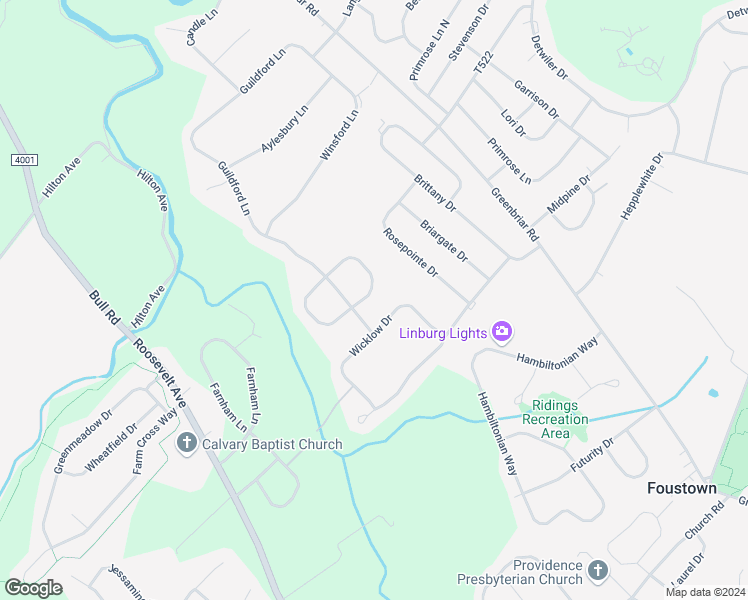 map of restaurants, bars, coffee shops, grocery stores, and more near 1214 Needham Circle East in York