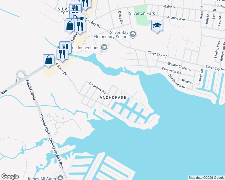 map of restaurants, bars, coffee shops, grocery stores, and more near in Anchorage