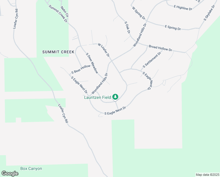 map of restaurants, bars, coffee shops, grocery stores, and more near 70 East Deer Meadow Court in Woodland Hills