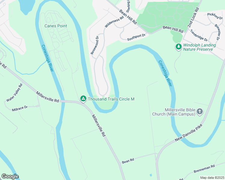 map of restaurants, bars, coffee shops, grocery stores, and more near 1916 Wilderness Road in Lancaster