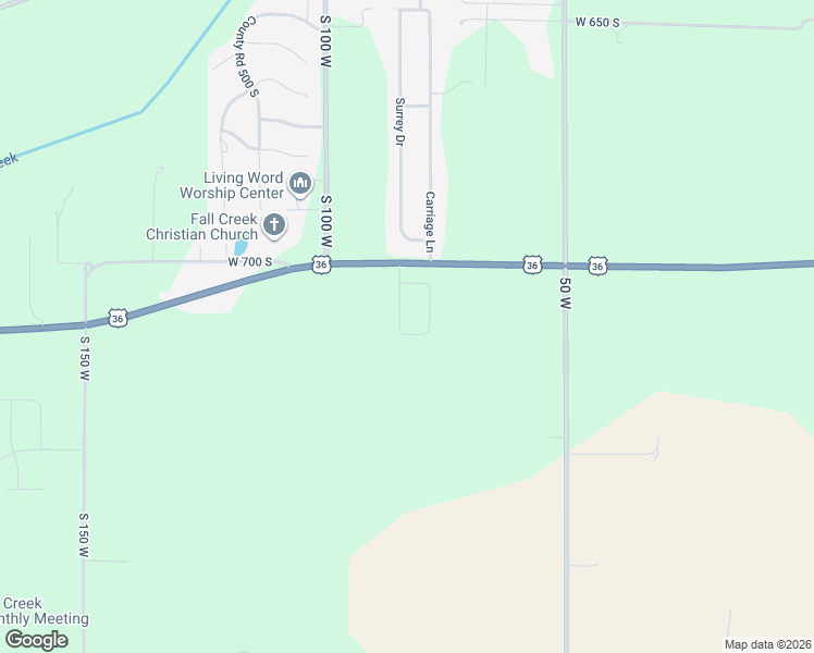 map of restaurants, bars, coffee shops, grocery stores, and more near 7120 Trillium Trail in Pendleton