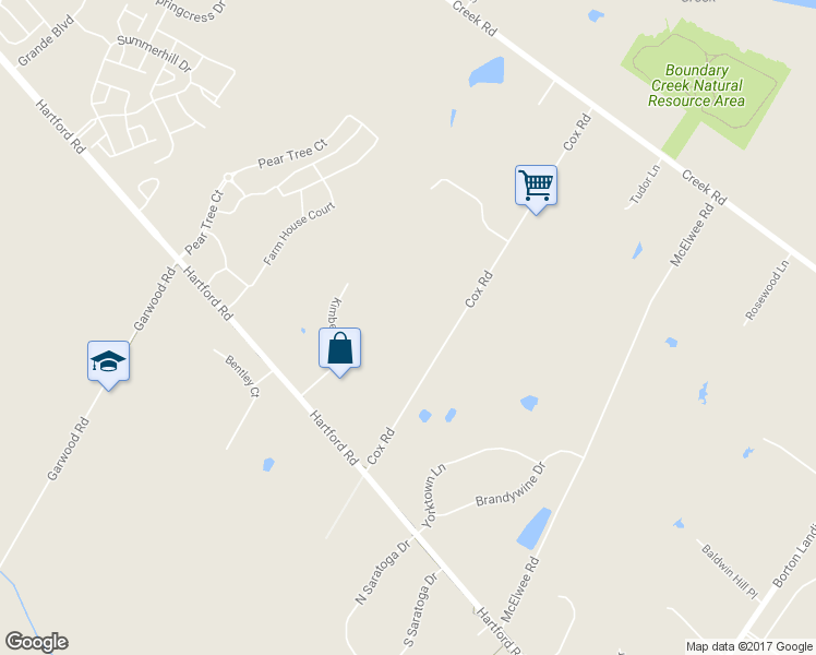 map of restaurants, bars, coffee shops, grocery stores, and more near 801 Cox Road in Moorestown