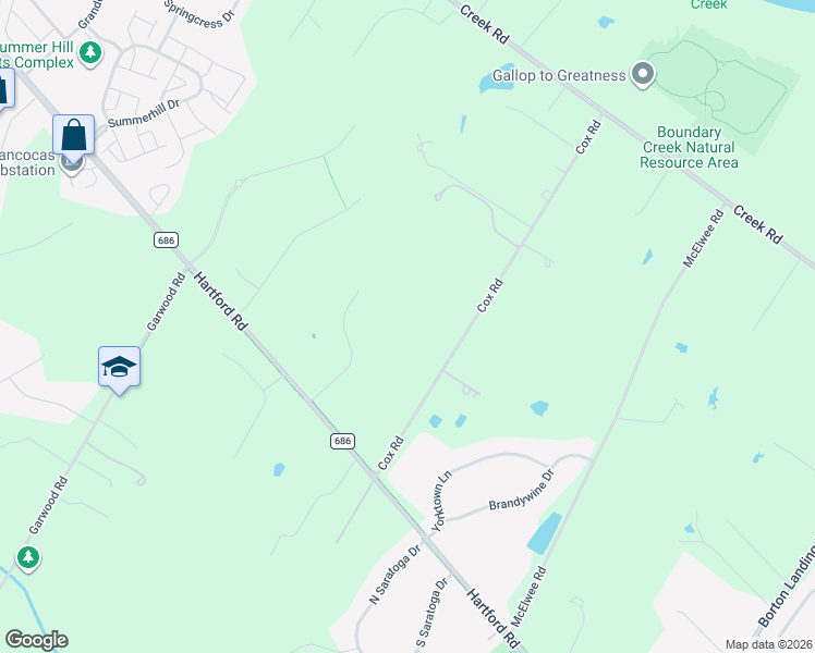 map of restaurants, bars, coffee shops, grocery stores, and more near 801 Cox Road in Moorestown
