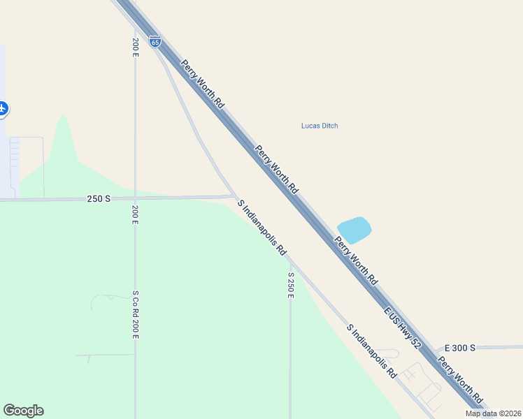 map of restaurants, bars, coffee shops, grocery stores, and more near 2565 South Indianapolis Road in Lebanon