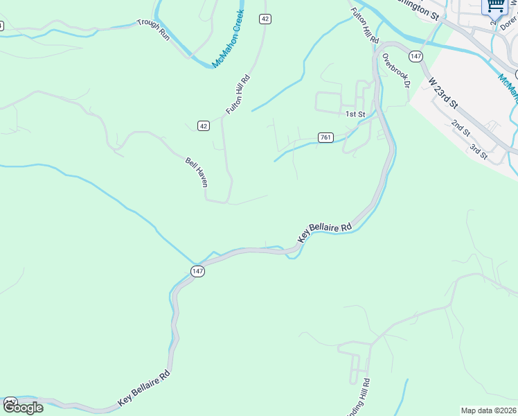 map of restaurants, bars, coffee shops, grocery stores, and more near 56061 Governor Drive in Bellaire
