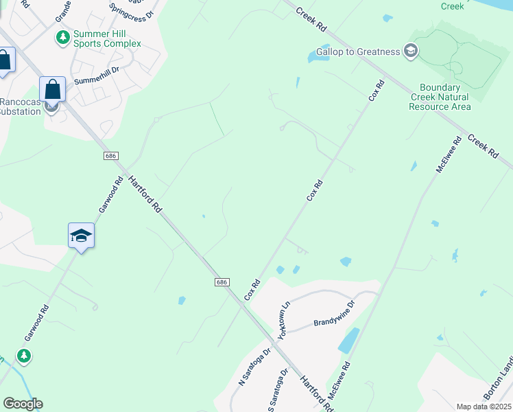 map of restaurants, bars, coffee shops, grocery stores, and more near 801 Cox Road in Moorestown