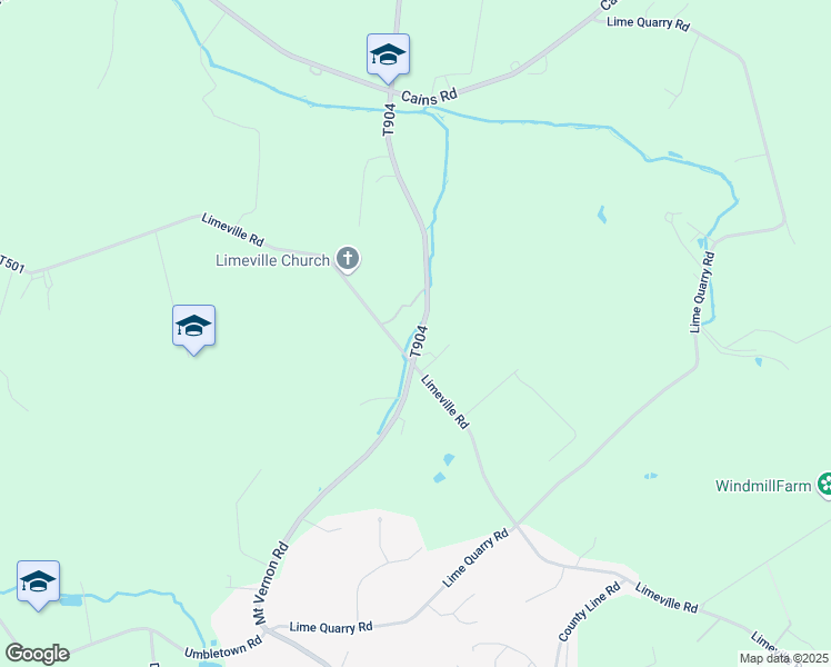 map of restaurants, bars, coffee shops, grocery stores, and more near 632 Mount Vernon Road in Gap