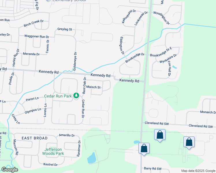 map of restaurants, bars, coffee shops, grocery stores, and more near 784 Towler Drive in Blacklick