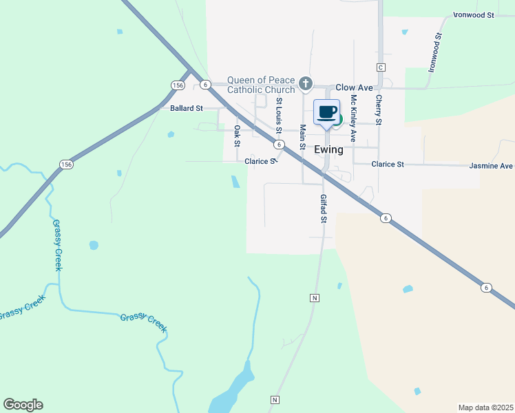 map of restaurants, bars, coffee shops, grocery stores, and more near 1-13 Hadfield Drive in Ewing