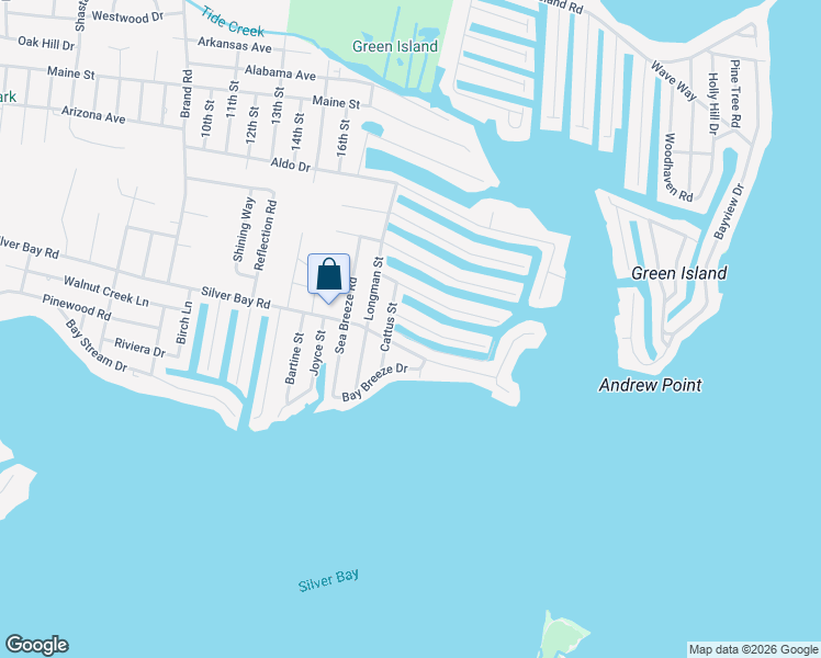 map of restaurants, bars, coffee shops, grocery stores, and more near 317 Silver Lagoon Drive in Toms River