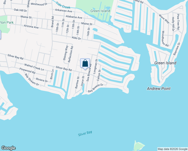 map of restaurants, bars, coffee shops, grocery stores, and more near 300 Silver Bay Road in Toms River