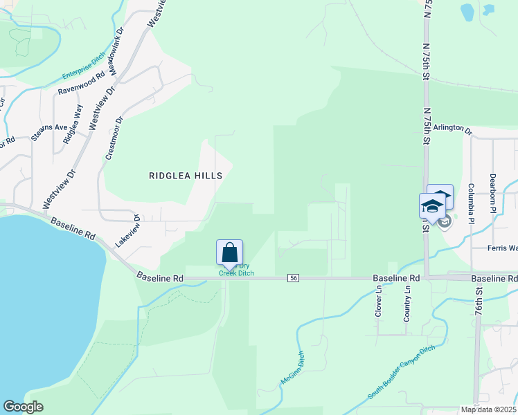 map of restaurants, bars, coffee shops, grocery stores, and more near 900 69th Street in Boulder