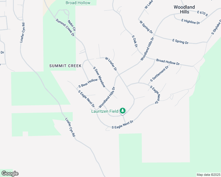 map of restaurants, bars, coffee shops, grocery stores, and more near 1067 South Summit Creek Drive in Woodland Hills