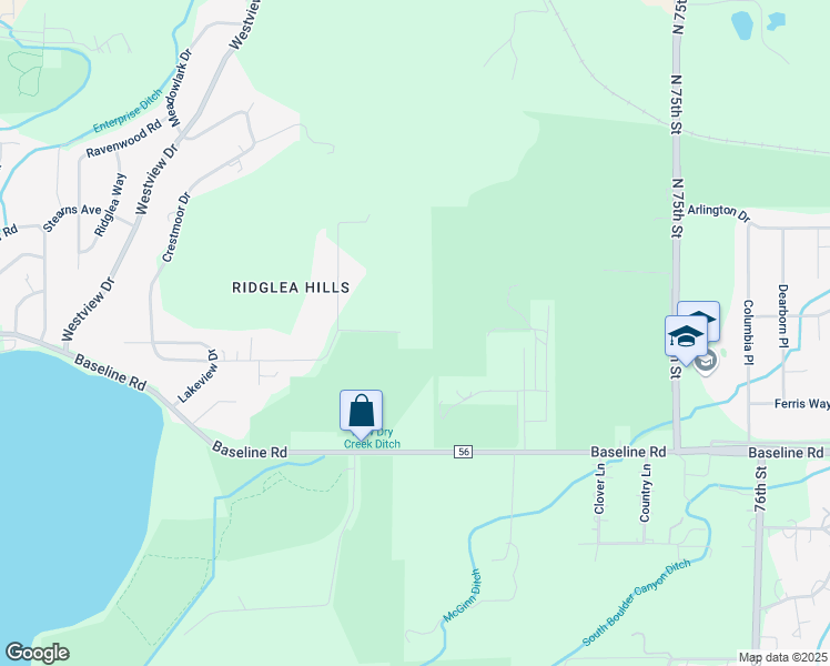 map of restaurants, bars, coffee shops, grocery stores, and more near 900 69th Street in Boulder