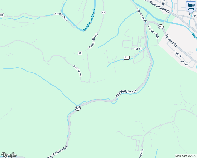 map of restaurants, bars, coffee shops, grocery stores, and more near 56061 Governor Drive in Bellaire