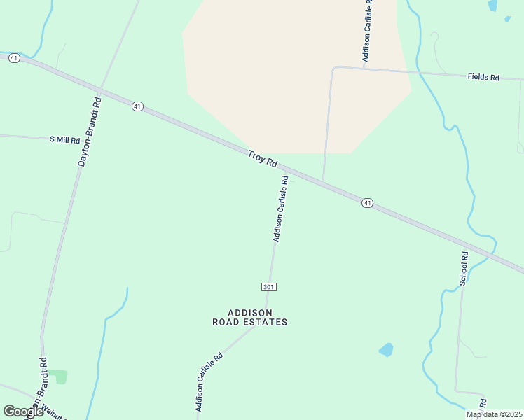 map of restaurants, bars, coffee shops, grocery stores, and more near 4545 Addison-New Carlisle Road in New Carlisle