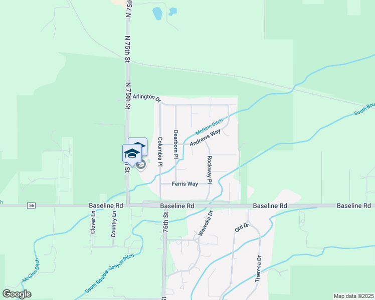 map of restaurants, bars, coffee shops, grocery stores, and more near 878 Pimlico Court in Boulder