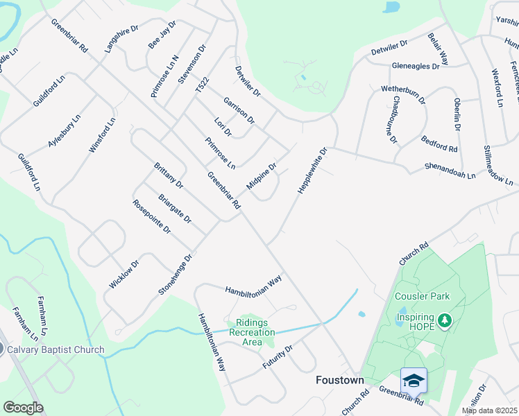 map of restaurants, bars, coffee shops, grocery stores, and more near 7 Sherry Drive in York