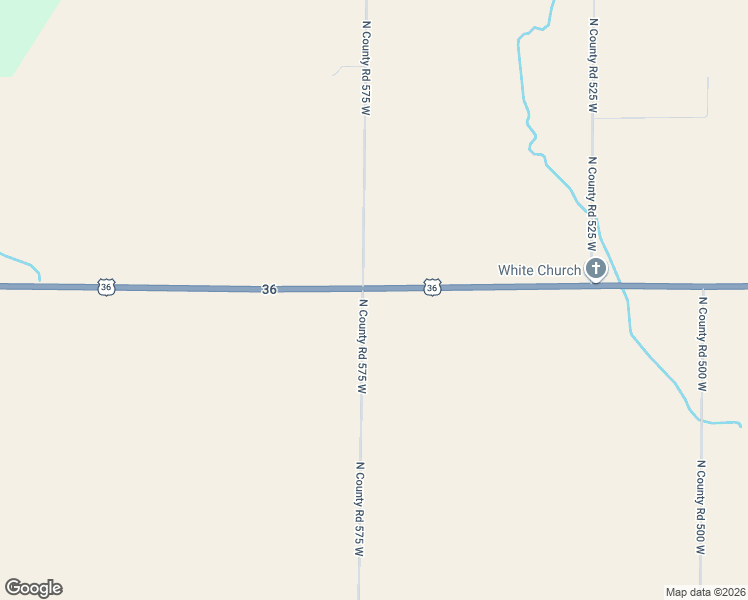 map of restaurants, bars, coffee shops, grocery stores, and more near 4998 North County Road 575 West in Middletown