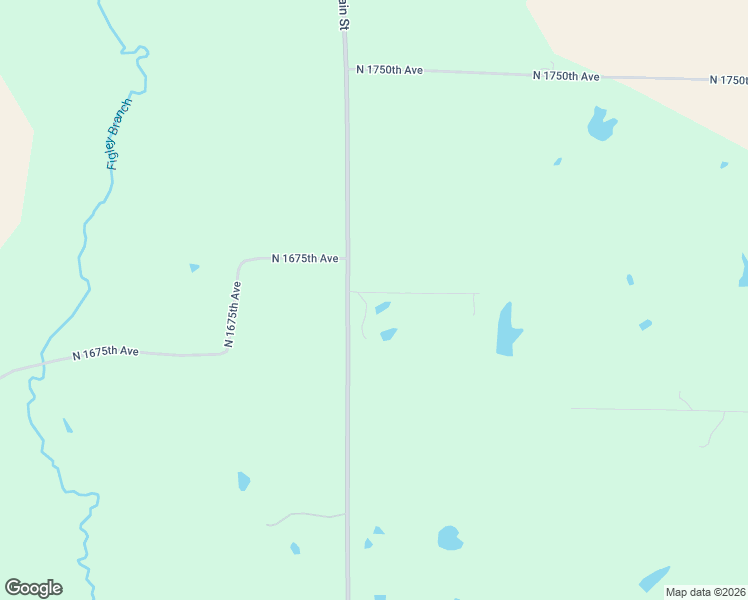 map of restaurants, bars, coffee shops, grocery stores, and more near 2310 County Road 1700 North in Camp Point