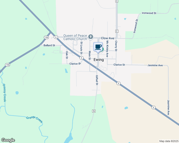 map of restaurants, bars, coffee shops, grocery stores, and more near 1 Hadfield Drive in Ewing