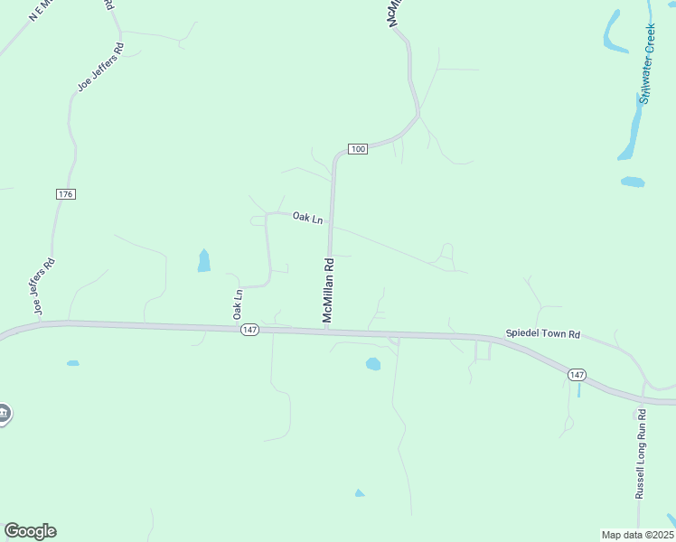 map of restaurants, bars, coffee shops, grocery stores, and more near 62401-62503 County Road 100 in Bethesda