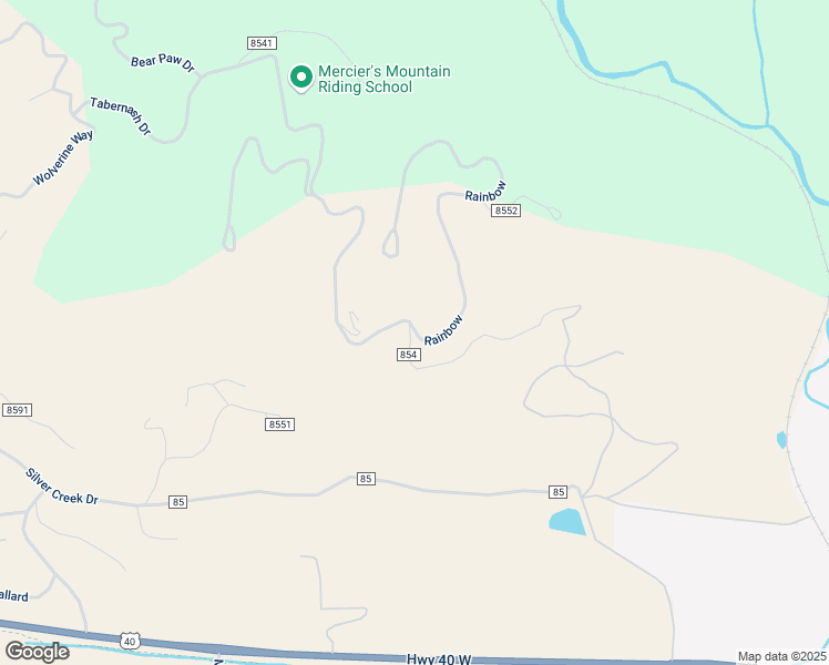 map of restaurants, bars, coffee shops, grocery stores, and more near 67 County Road 855 in Tabernash